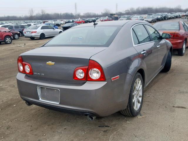 1G1ZE5E72A4112328 - 2010 CHEVROLET MALIBU LTZ GRAY photo 4