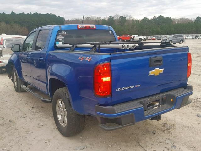 1GCGTBEN4J1129084 - 2018 CHEVROLET COLORADO BLUE photo 3