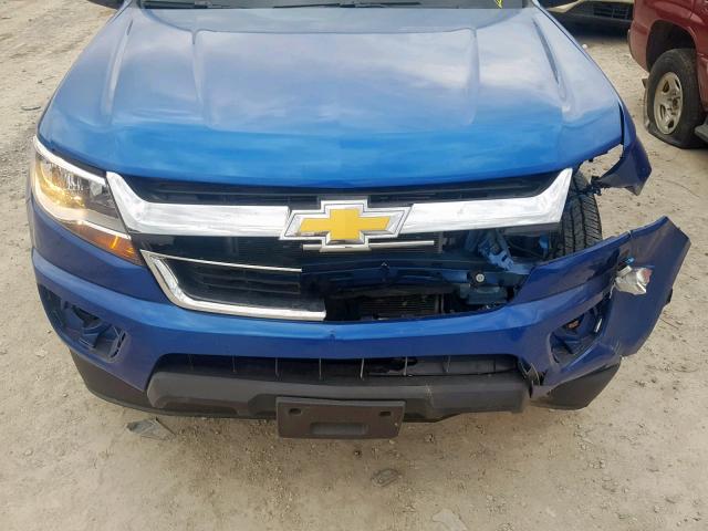 1GCGTBEN4J1129084 - 2018 CHEVROLET COLORADO BLUE photo 7