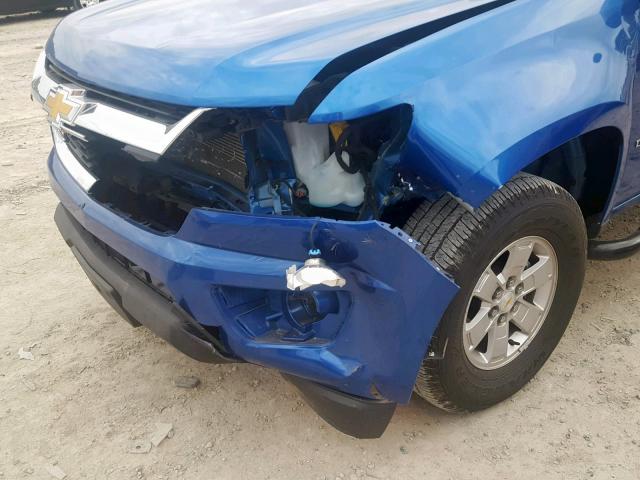 1GCGTBEN4J1129084 - 2018 CHEVROLET COLORADO BLUE photo 9