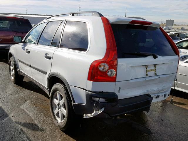 YV1CY592151218290 - 2005 VOLVO XC90 WHITE photo 3