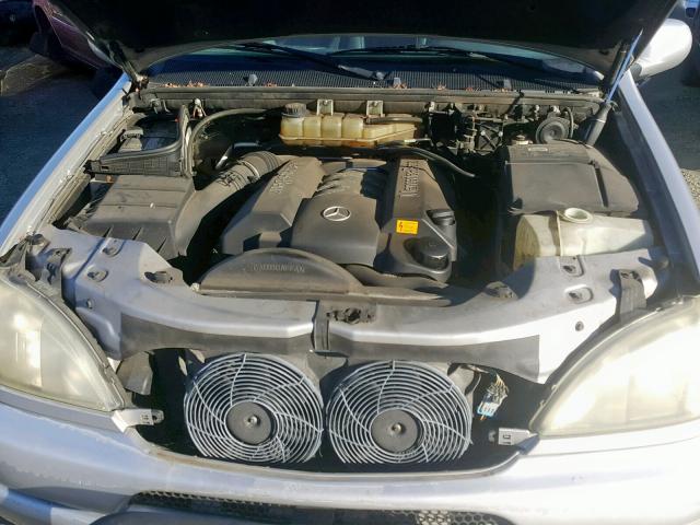 4JGAB72E6YA216761 - 2000 MERCEDES-BENZ ML 430 银色 照片 7