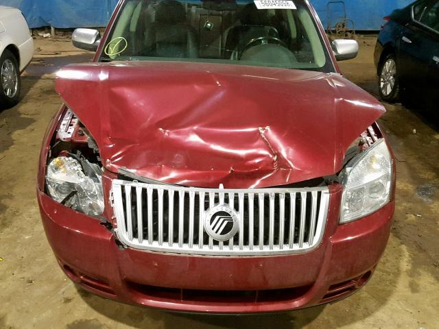 1MEHM42W28G604411 - 2008 MERCURY SABLE PREM MAROON photo 7