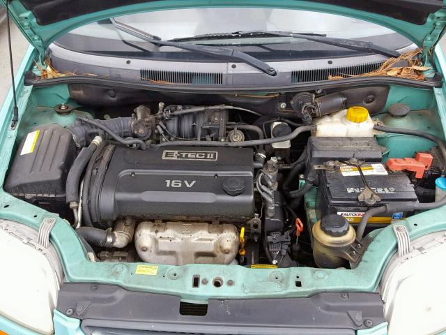 KL1TD62645B290073 - 2005 CHEVROLET AVEO BASE Dəniz mavisi foto 7