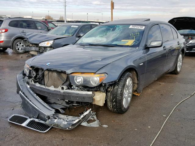 WBAGN63484DS49658 - 2004 BMW 745 LI GRAY photo 2