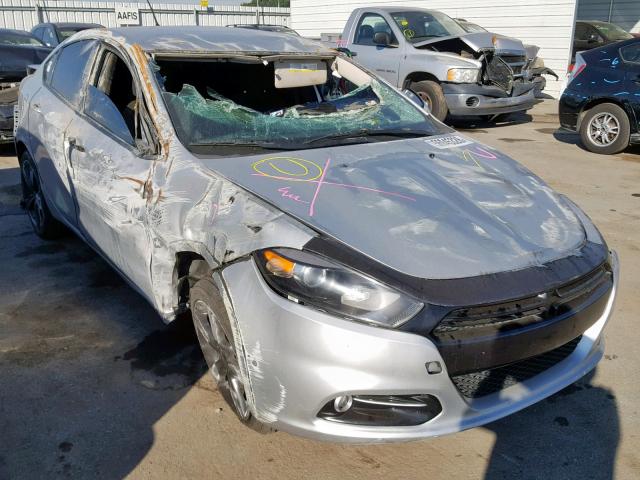 1C3CDFBA4DD336635 - 2013 DODGE DART SXT SILVER photo 1