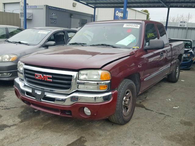 2GTEC19V731144087 - 2003 GMC NEW SIERRA BURGUNDY photo 2