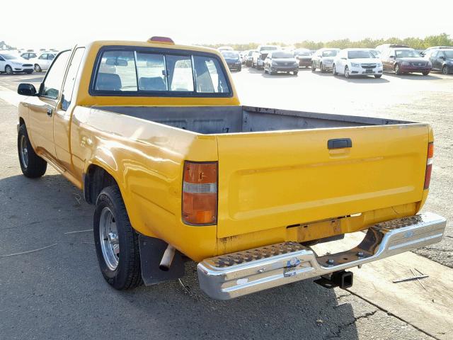 4TARN93P5SZ323296 - 1995 TOYOTA PICKUP 1/2 YELLOW photo 3