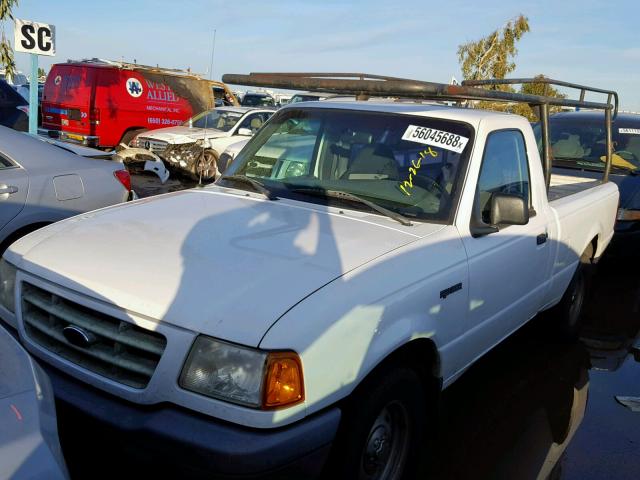 1FTYR10DX2PA69659 - 2002 FORD RANGER WHITE photo 2