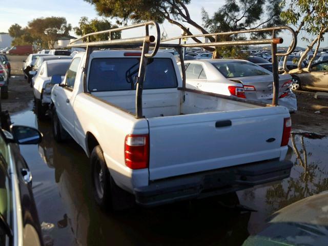 1FTYR10DX2PA69659 - 2002 FORD RANGER WHITE photo 3