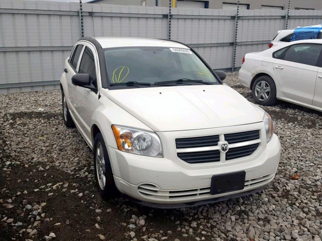 1B3HB28B88D722742 - 2008 DODGE CALIBER WHITE photo 1