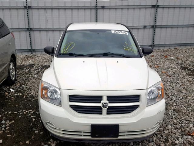 1B3HB28B88D722742 - 2008 DODGE CALIBER WHITE photo 9