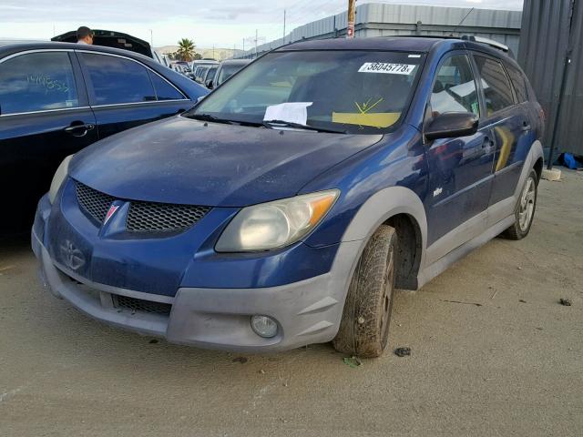 5Y2SL62894Z465433 - 2004 PONTIAC VIBE BLUE photo 2