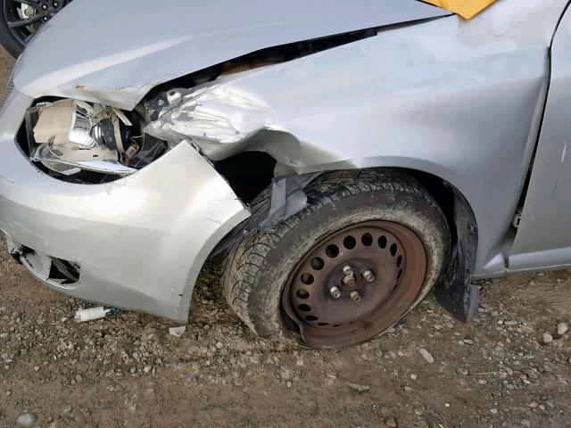 1G2AL15F077255154 - 2007 PONTIAC G5 GRAY photo 9