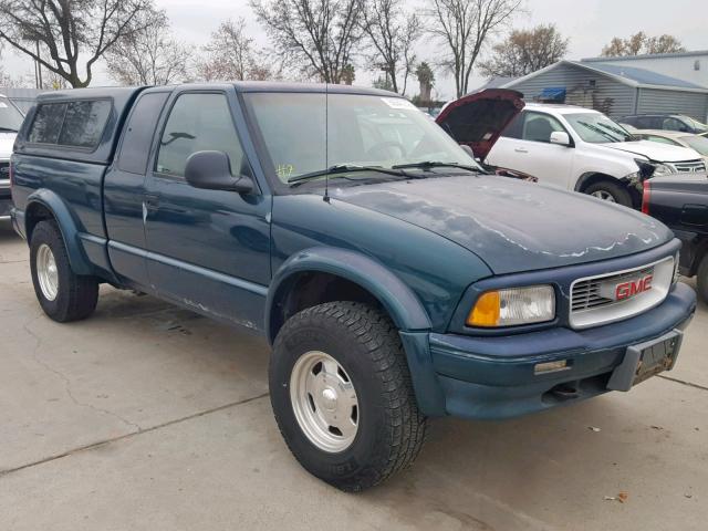 1GTCT19W0T8516219 - 1996 GMC SONOMA GREEN photo 1