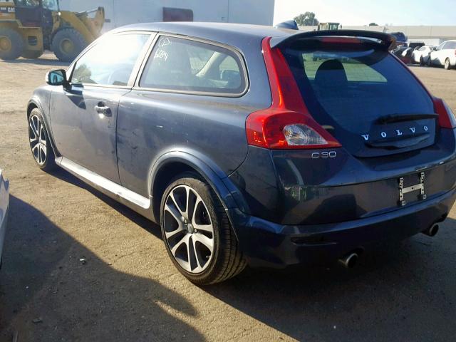 YV1MK672592145116 - 2009 VOLVO C30 T5 BLUE photo 3