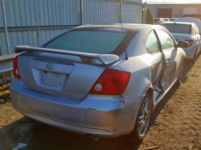 JTKDE177960099382 - 2006 TOYOTA SCION TC Gümüş foto 4