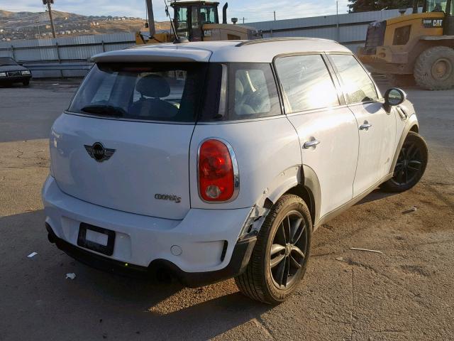 WMWZC5C51BWL54903 - 2011 MINI COOPER S C WHITE photo 4