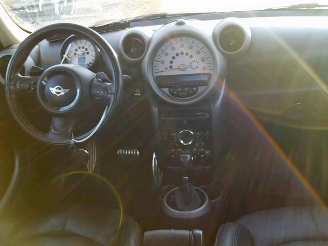 WMWZC5C51BWL54903 - 2011 MINI COOPER S C WHITE photo 9