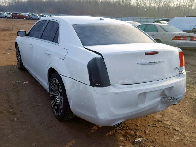 2C3CCABG9CH140394 - 2012 CHRYSLER 300 V6 WHITE photo 3