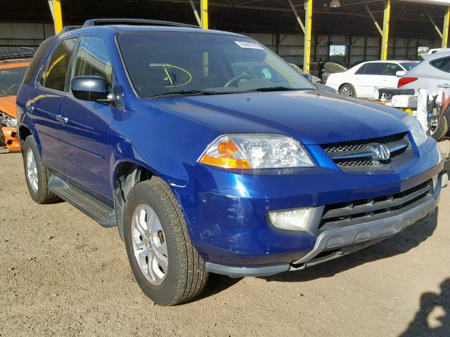 2HNYD18983H519307 - 2003 ACURA MDX TOURIN BLUE photo 1