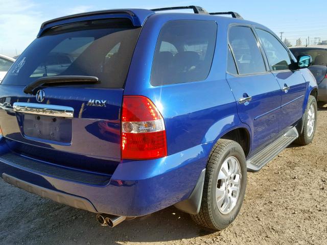 2HNYD18983H519307 - 2003 ACURA MDX TOURIN BLUE photo 4