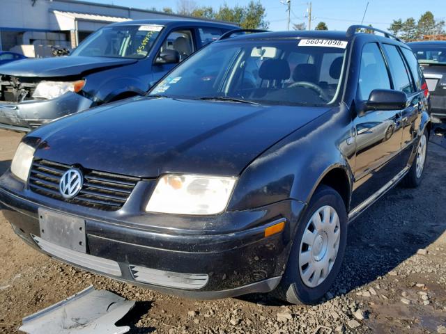 WVWRK61J23W092211 - 2003 VOLKSWAGEN JETTA GL BLACK photo 2