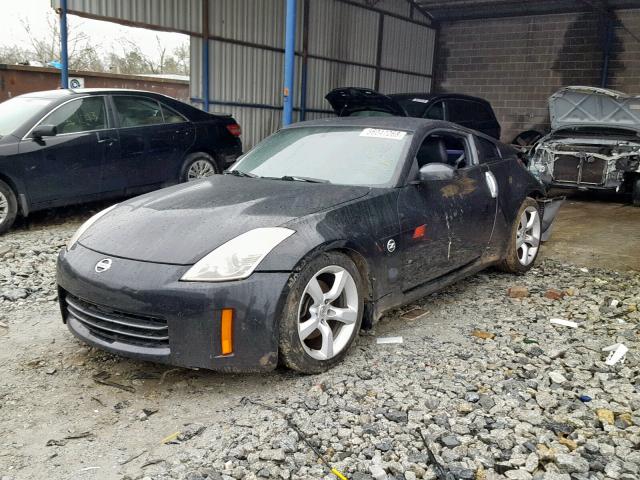 JN1BZ34D97M502556 - 2007 NISSAN 350Z COUPE BLACK photo 2