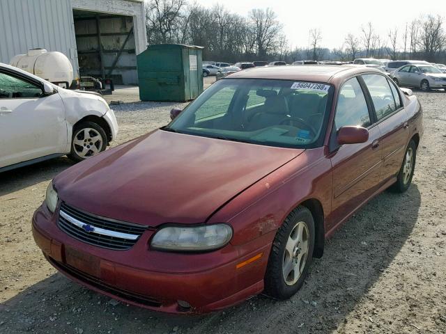 1G1NE52J22M647255 - 2002 CHEVROLET MALIBU LS Qırmızı foto 2