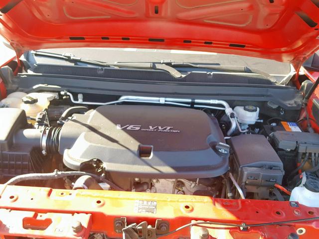 1GCGSBEN4H1154063 - 2017 CHEVROLET COLORADO RED photo 7