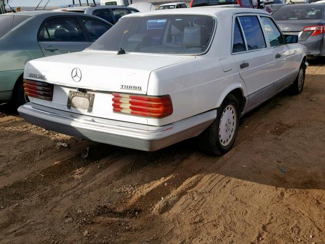 WDBCB25D8GA274273 - 1986 MERCEDES-BENZ 300 SDL WHITE photo 4