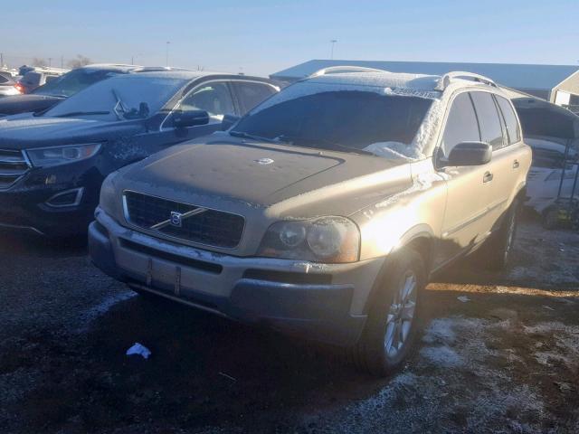 YV1CM91HX41070089 - 2004 VOLVO XC90 T6 GRAY photo 2