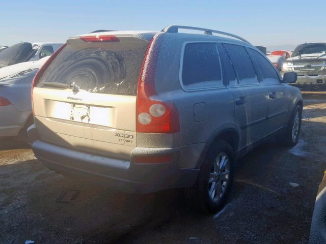 YV1CM91HX41070089 - 2004 VOLVO XC90 T6 GRAY photo 4