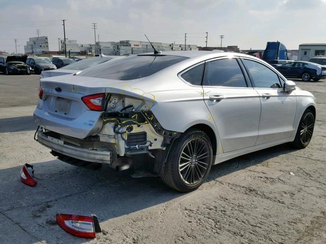 3FA6P0T90GR233280 - 2016 FORD FUSION SE SILVER photo 4