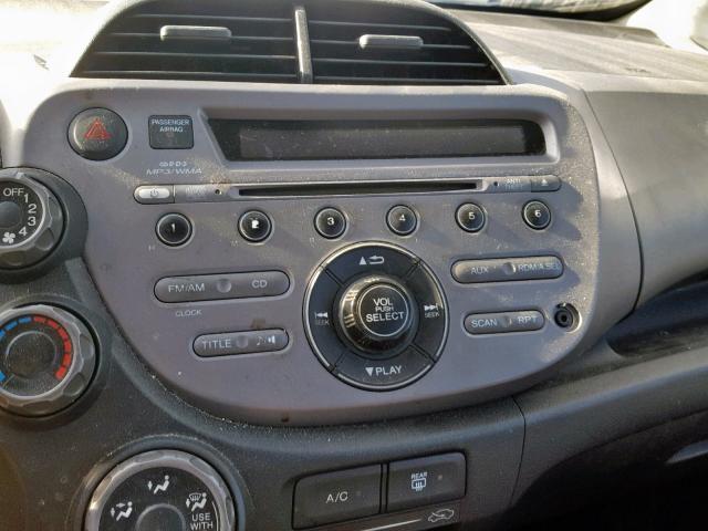 JHMGE88269C001930 - 2009 HONDA FIT BLUE photo 9