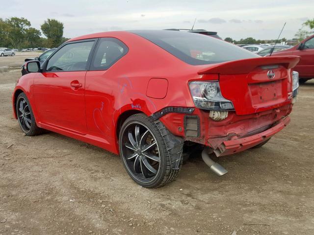 JTKJF5C78FJ001434 - 2015 TOYOTA SCION TC წითელი ფოტო 3