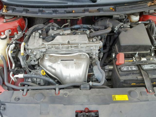 JTKJF5C78FJ001434 - 2015 TOYOTA SCION TC წითელი ფოტო 7