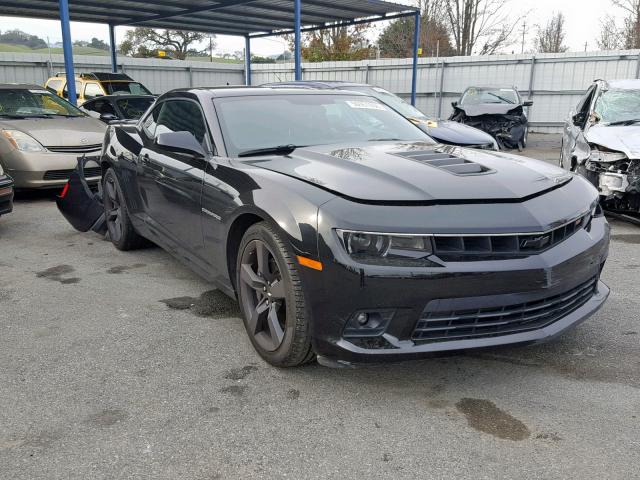 2G1FJ1EJ8E9240269 - 2014 CHEVROLET CAMARO SS BLACK photo 1