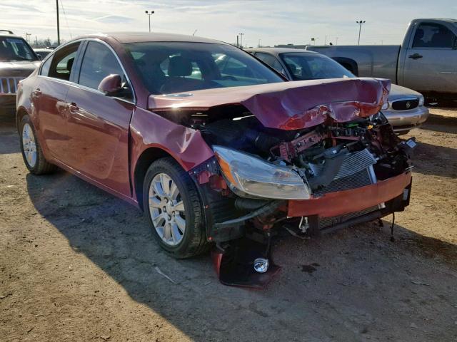 2G4GR5ER5C9207319 - 2012 BUICK REGAL RED photo 1