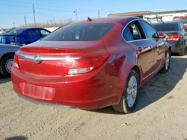 2G4GR5ER5C9207319 - 2012 BUICK REGAL RED photo 4