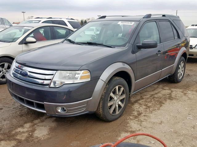 1FMDK02W88GA25367 - 2008 FORD TAURUS X S BLACK photo 2