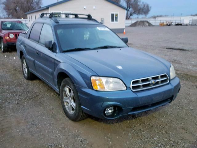 4S4BT62C457101319 - 2005 SUBARU BAJA SPORT BLUE photo 1