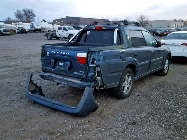 4S4BT62C457101319 - 2005 SUBARU BAJA SPORT BLUE photo 4