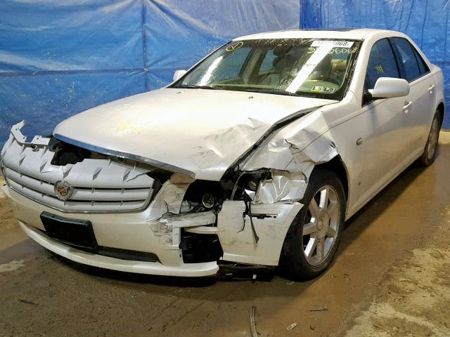 1G6DW677160219485 - 2006 CADILLAC STS WHITE photo 2