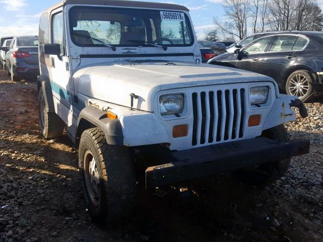 1J4FY19P2SP277374 - 1995 JEEP WRANGLER / WHITE photo 1