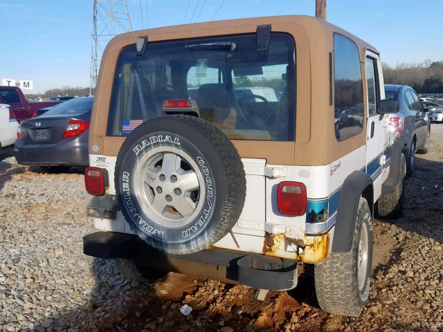 1J4FY19P2SP277374 - 1995 JEEP WRANGLER / WHITE photo 4