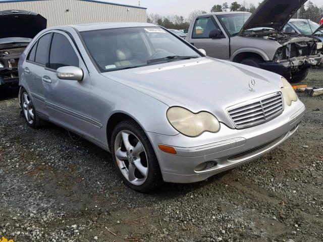 WDBRF61J82F223174 - 2002 MERCEDES-BENZ C 240 SILVER photo 1