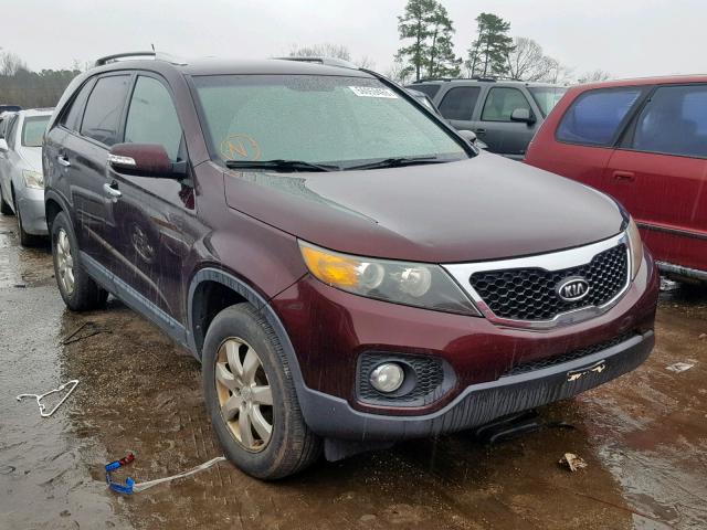 5XYKT4A17BG041561 - 2011 KIA SORENTO BA MAROON photo 1