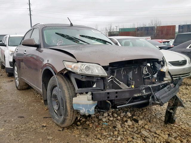 JNRAS08W24X220261 - 2004 INFINITI FX35 BROWN photo 1