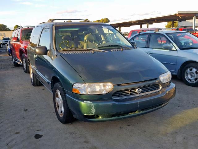 4N2XN11T0XD803597 - 1999 NISSAN QUEST SE GREEN photo 1